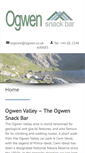 Mobile Screenshot of ogwen.co.uk